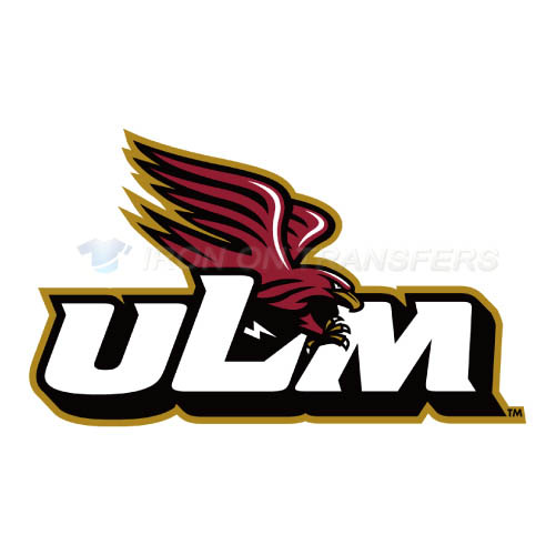 Louisiana Monroe Warhawks Logo T-shirts Iron On Transfers N4820 - Click Image to Close